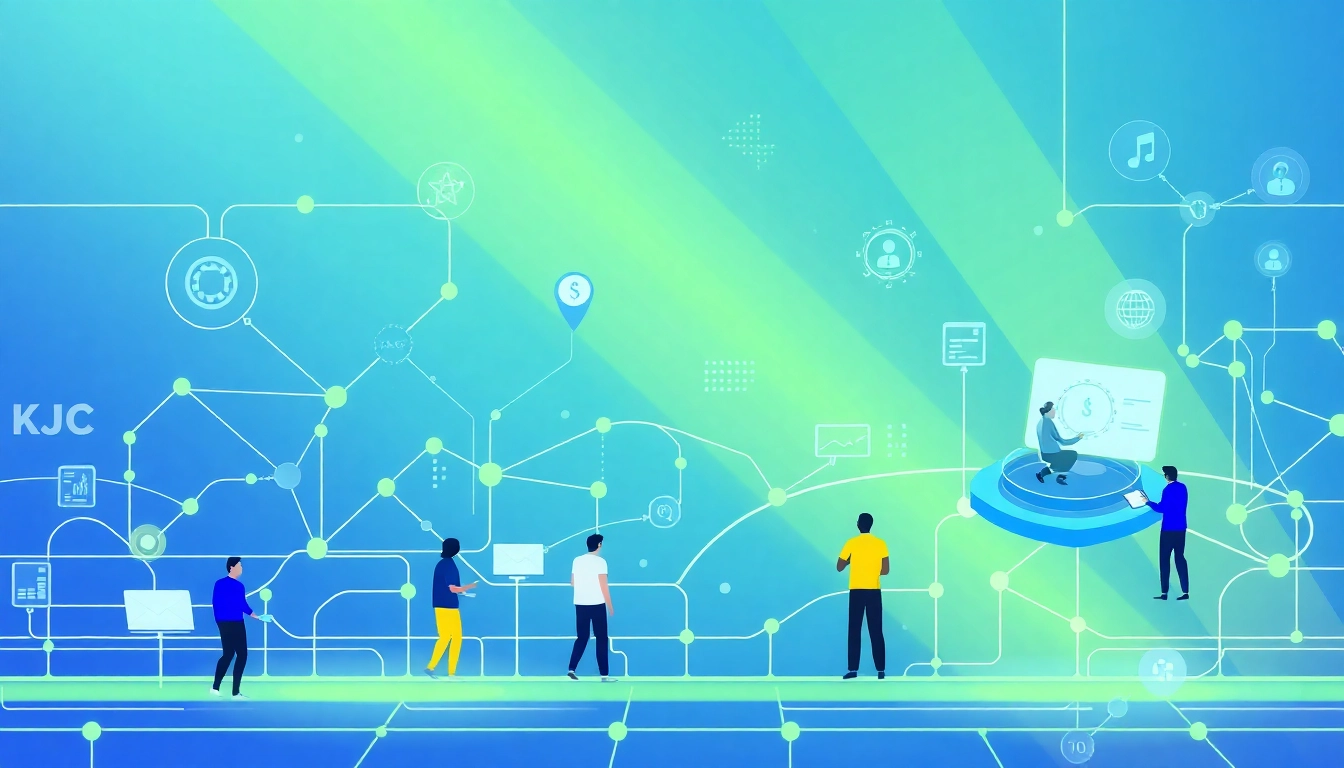KJC builds a global digital entertainment ecosystem with advanced technology and connected communities, emphasizing innovation and trust.