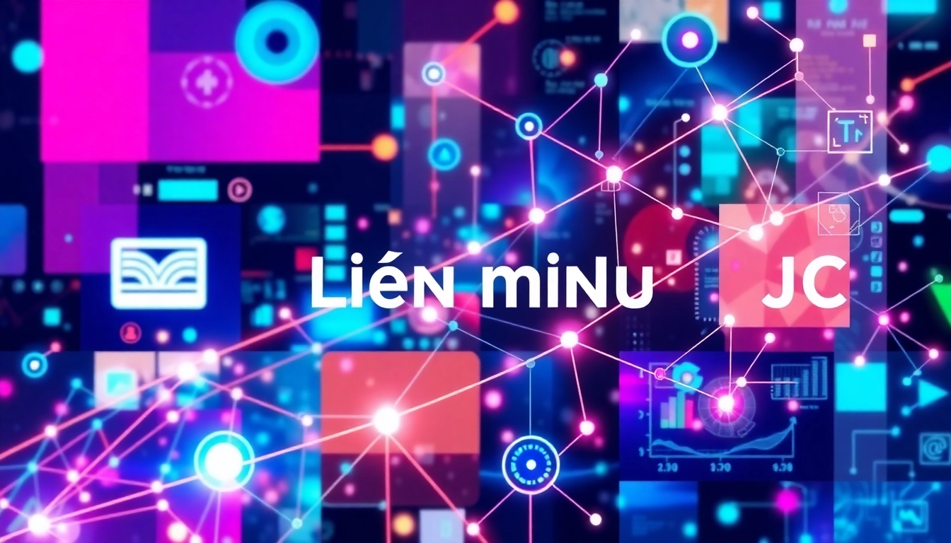 Liên minh KJC—a vibrant, interconnected digital landscape symbolizing global entertainment innovation and technological leadership.