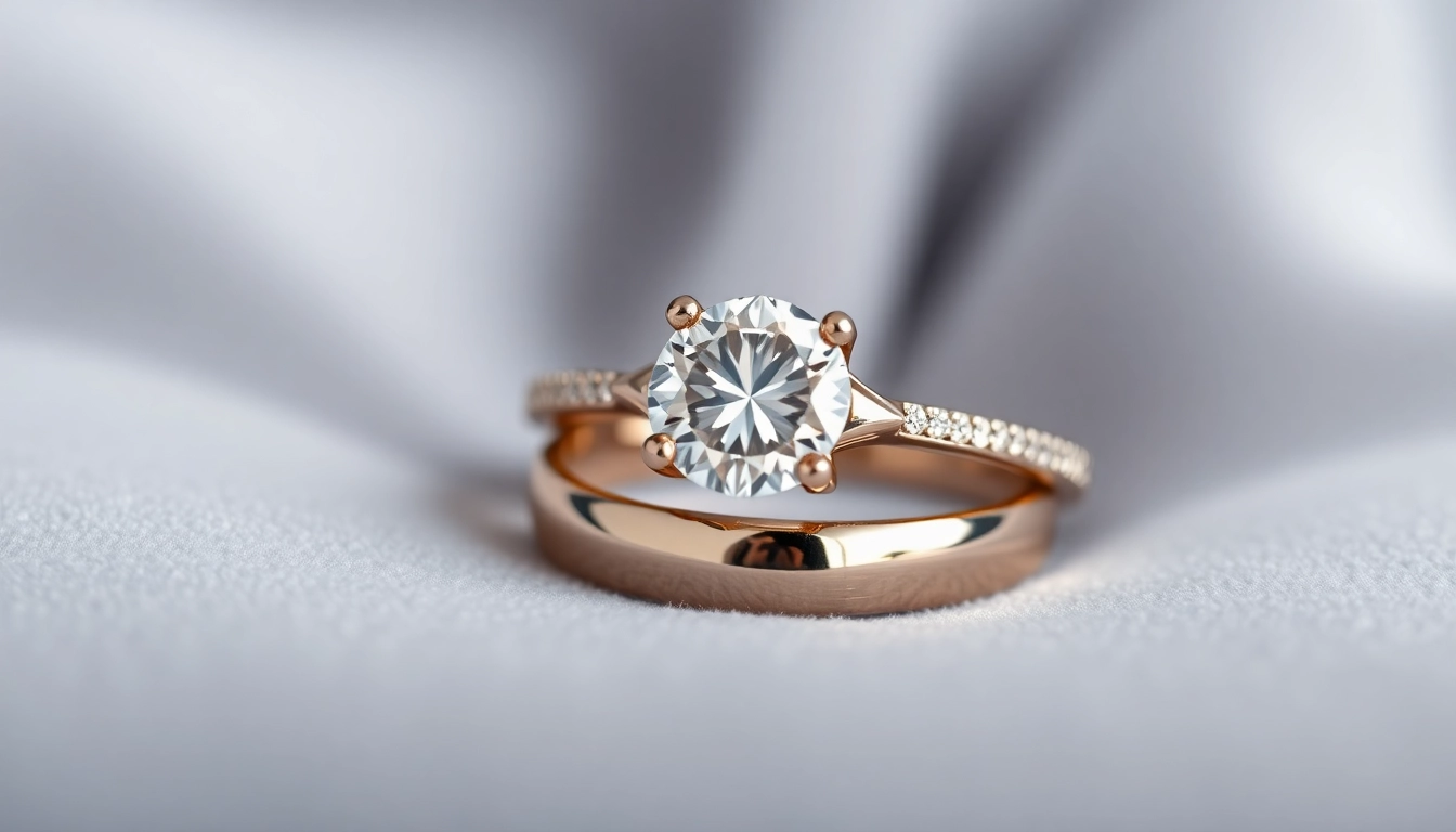Elegant engagement rings with a 1-carat diamond showcasing brilliance and craftsmanship for a timeless look