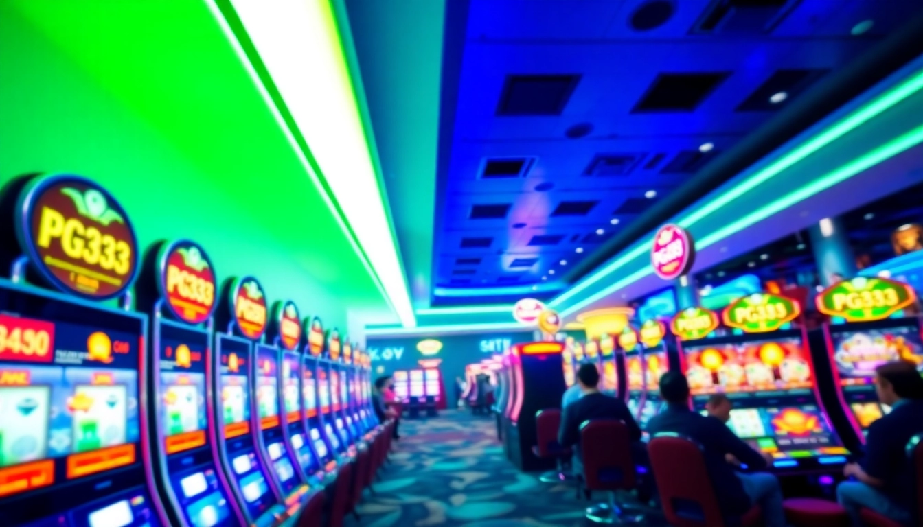 PG333 online slot platform featuring vibrant gameplay and secure transaction interface for players.