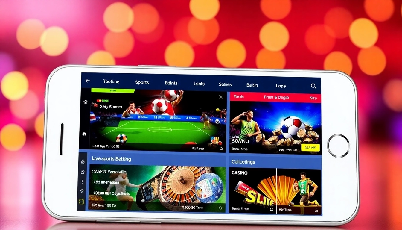 Screenshot of the Lotus365 App interface displaying live cricket betting and casino games on a smartphone for seamless Indian online betting experiences.