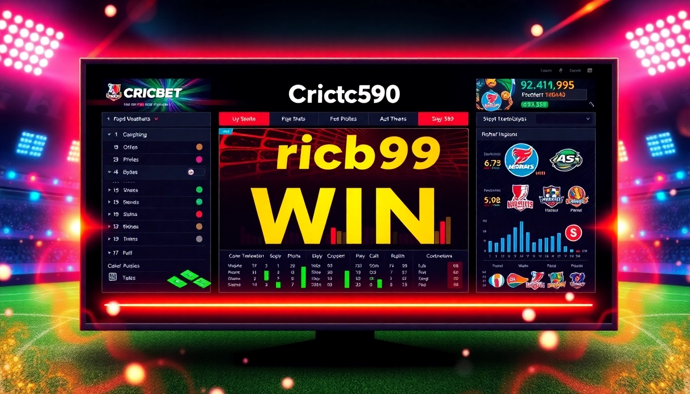 The Cricbet99 win platform offers an engaging betting experience with bright visuals and