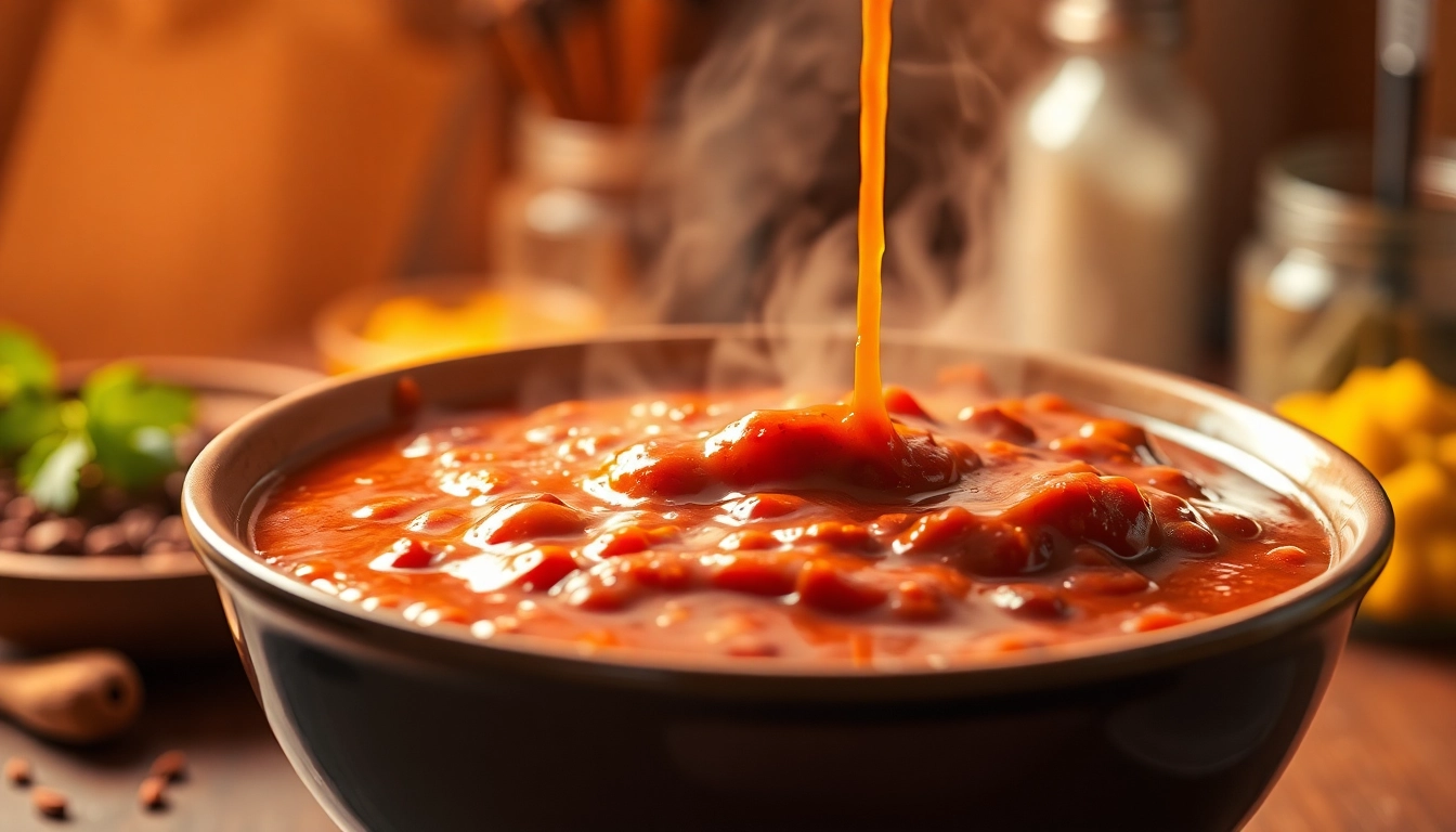 Showcase of ready to eat Lababdar Gravy Base served in a bowl with spices demonstrating quality