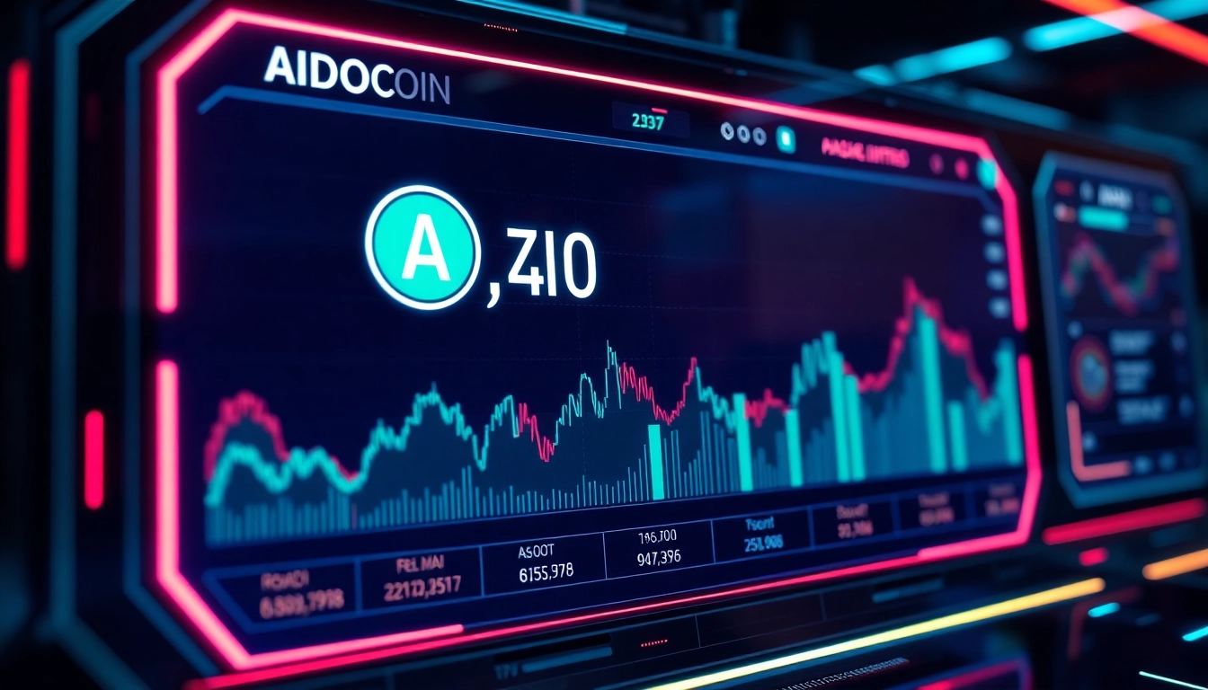 Aicoin blockchain market data dashboard with real-time charts and analytics for investors